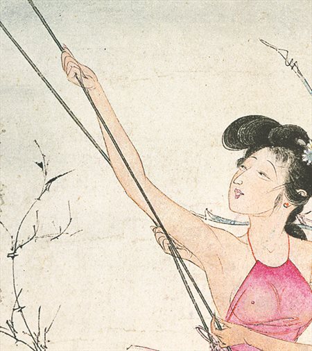 朗县-胡也佛的仕女画和最知名的金瓶梅秘戏图